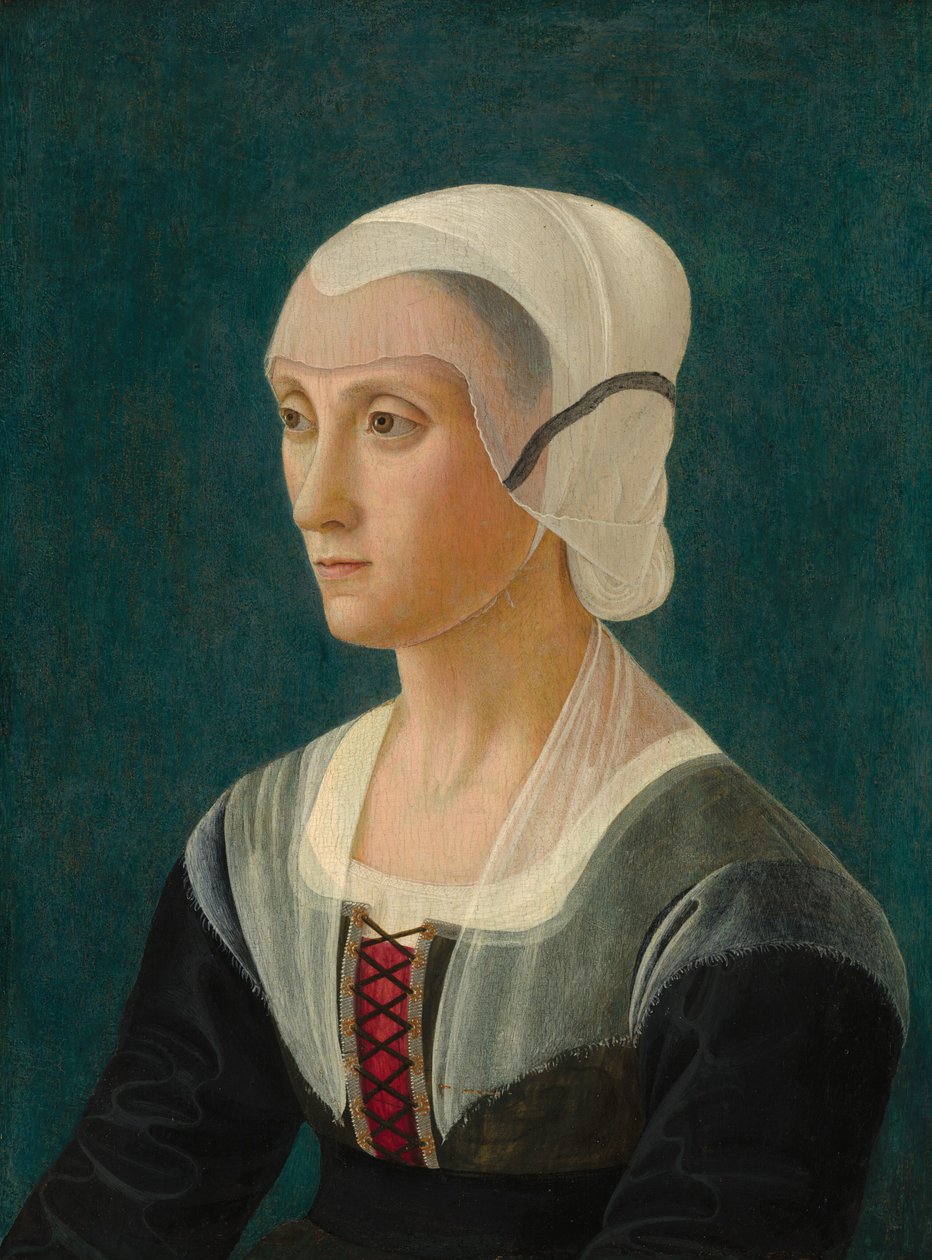 Lucrezia Tornabuoni, ca. 1475 door Domenico Ghirlandaio