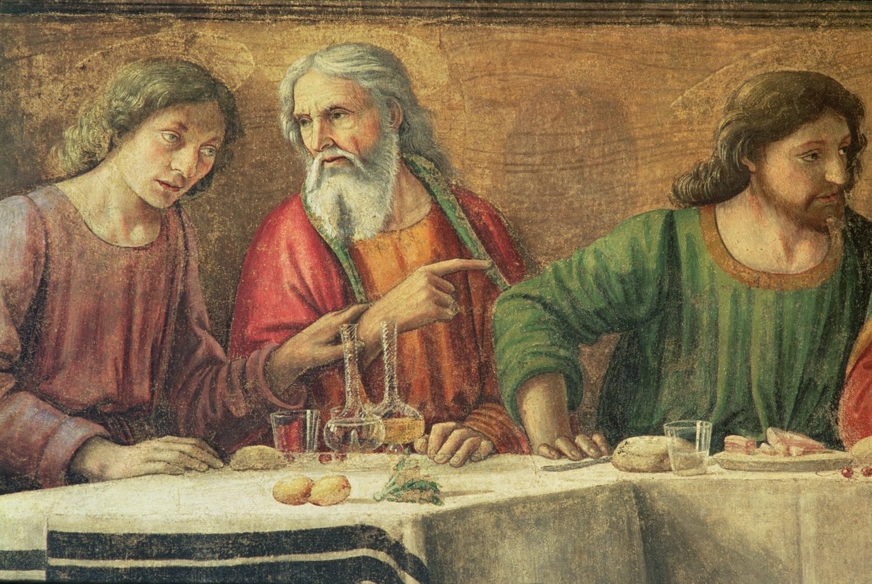 Het Laatste Avondmaal door Domenico Ghirlandaio