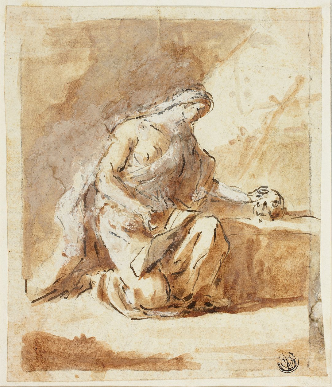 Boetvaardige Magdalena door Domenico Mondo