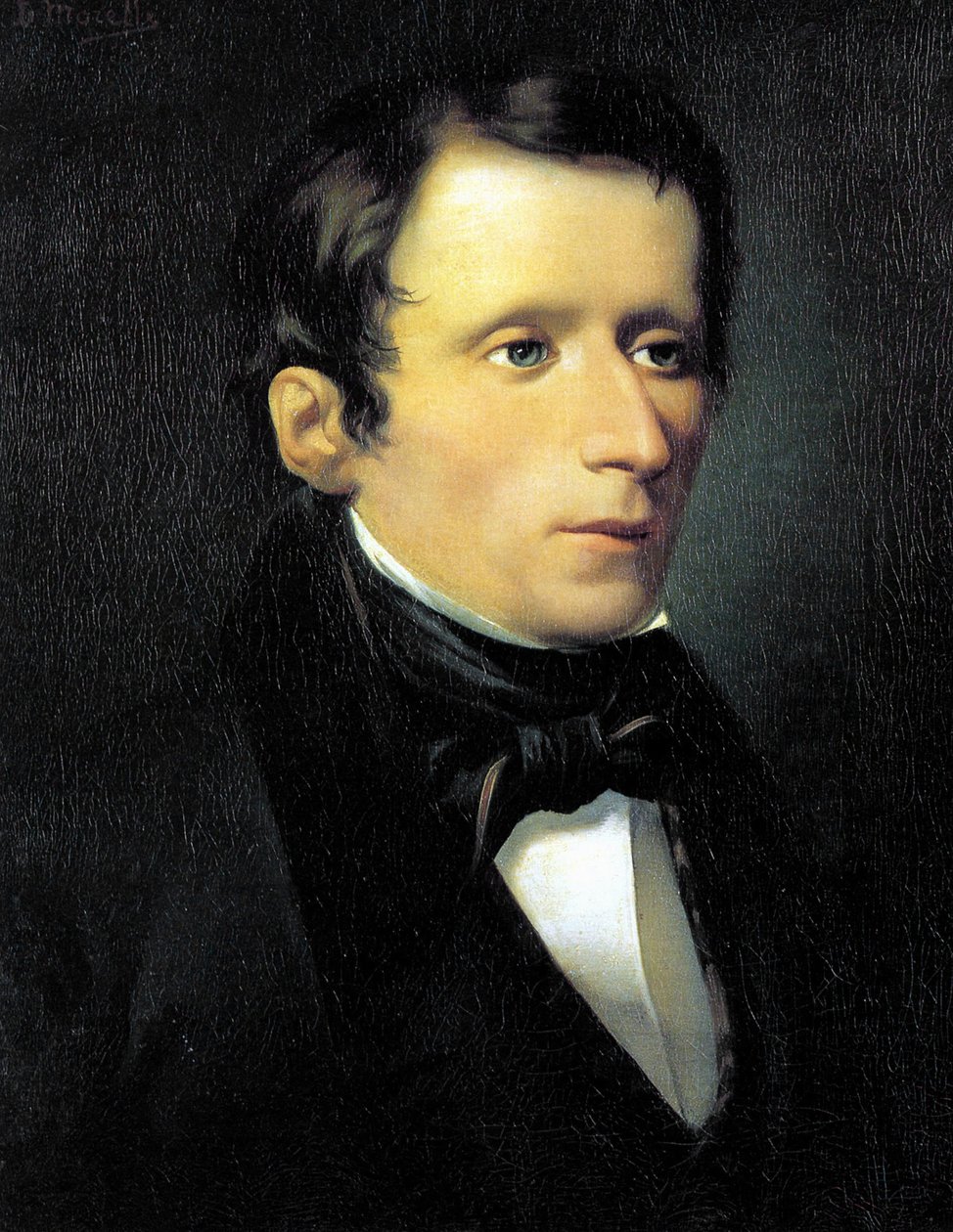 Giacomo Leopardi door Domenico Morelli