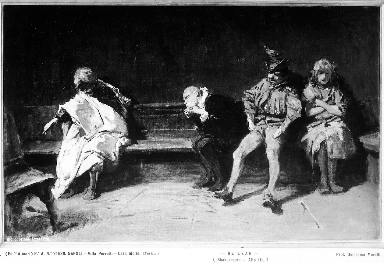 Koning Lear door Domenico Morelli