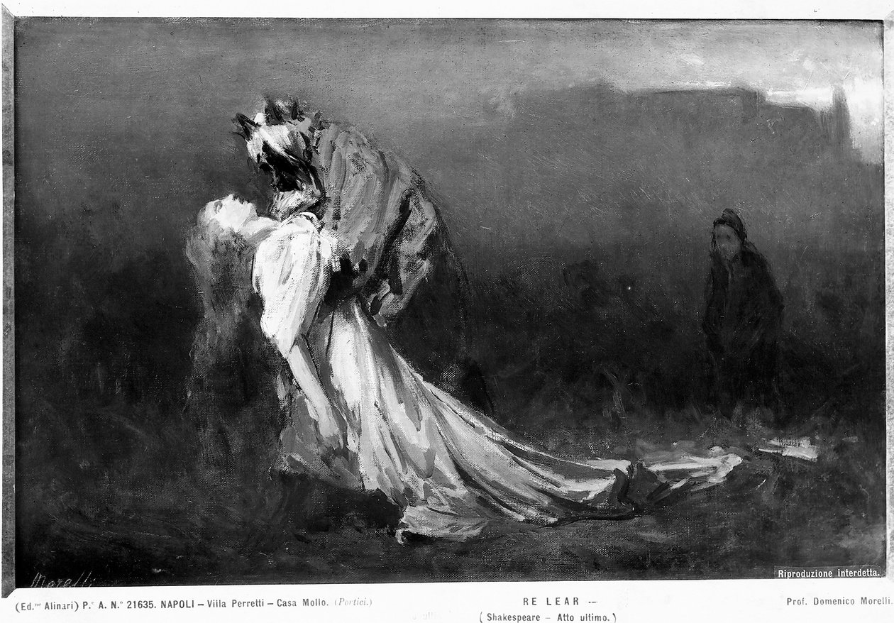 Koning Lear door Domenico Morelli