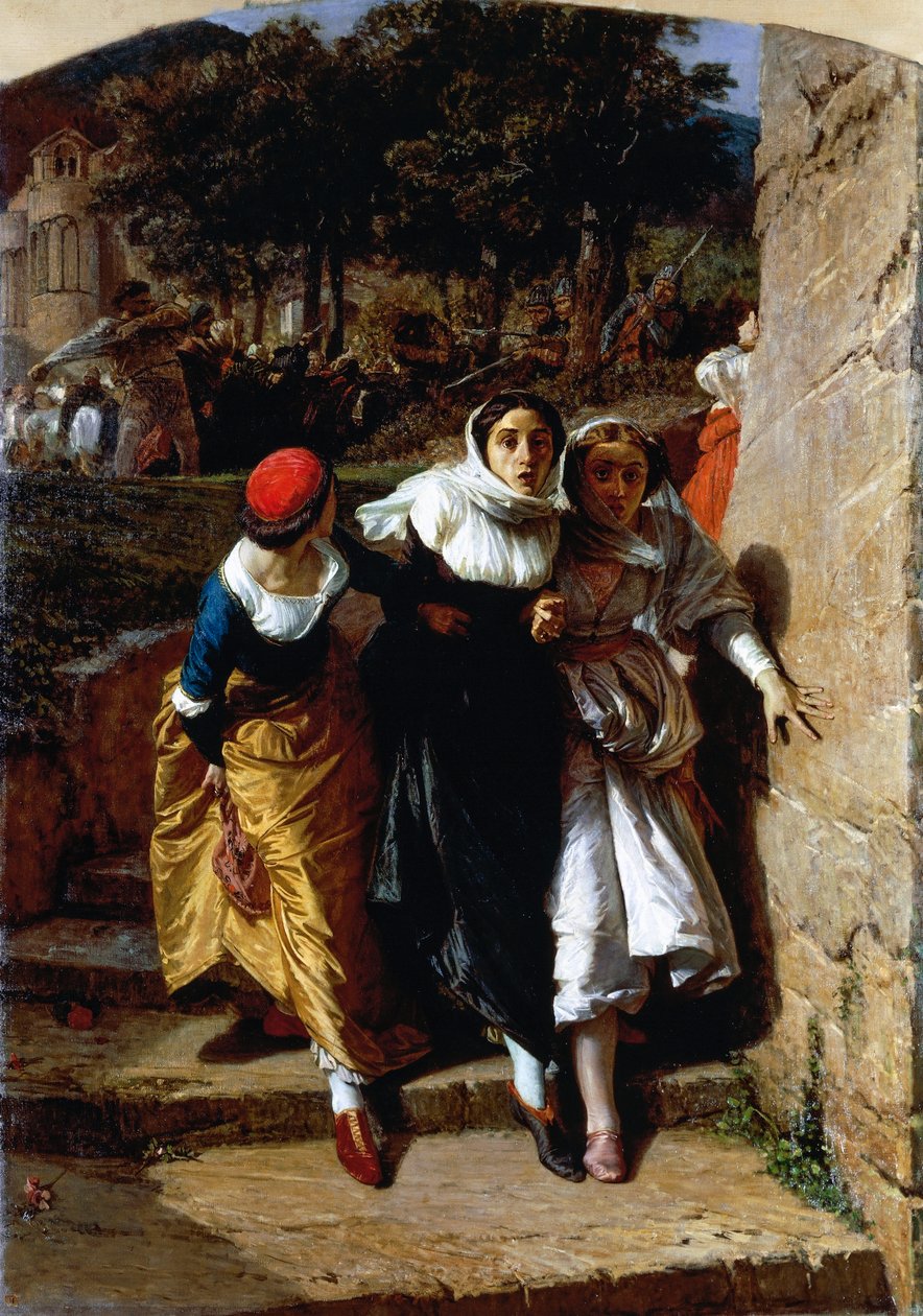 Siciliaanse Vespers door Domenico Morelli