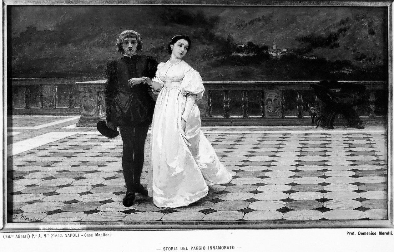 De Page Verliefd door Domenico Morelli