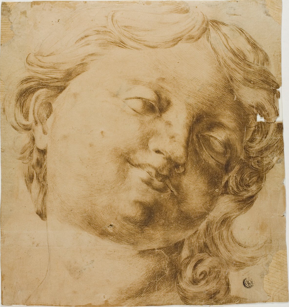 Hoofd van een kind door Domenico Peruzzini