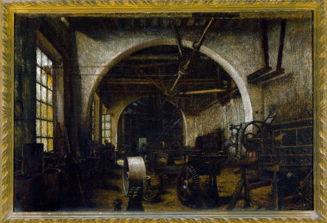 De fabriek werkplaats door Domenico Pesenti