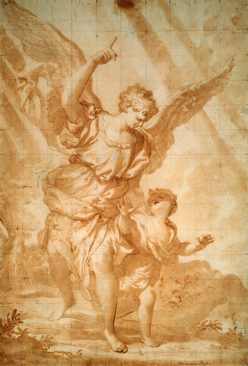 Beschermengel door Domenico Piola I