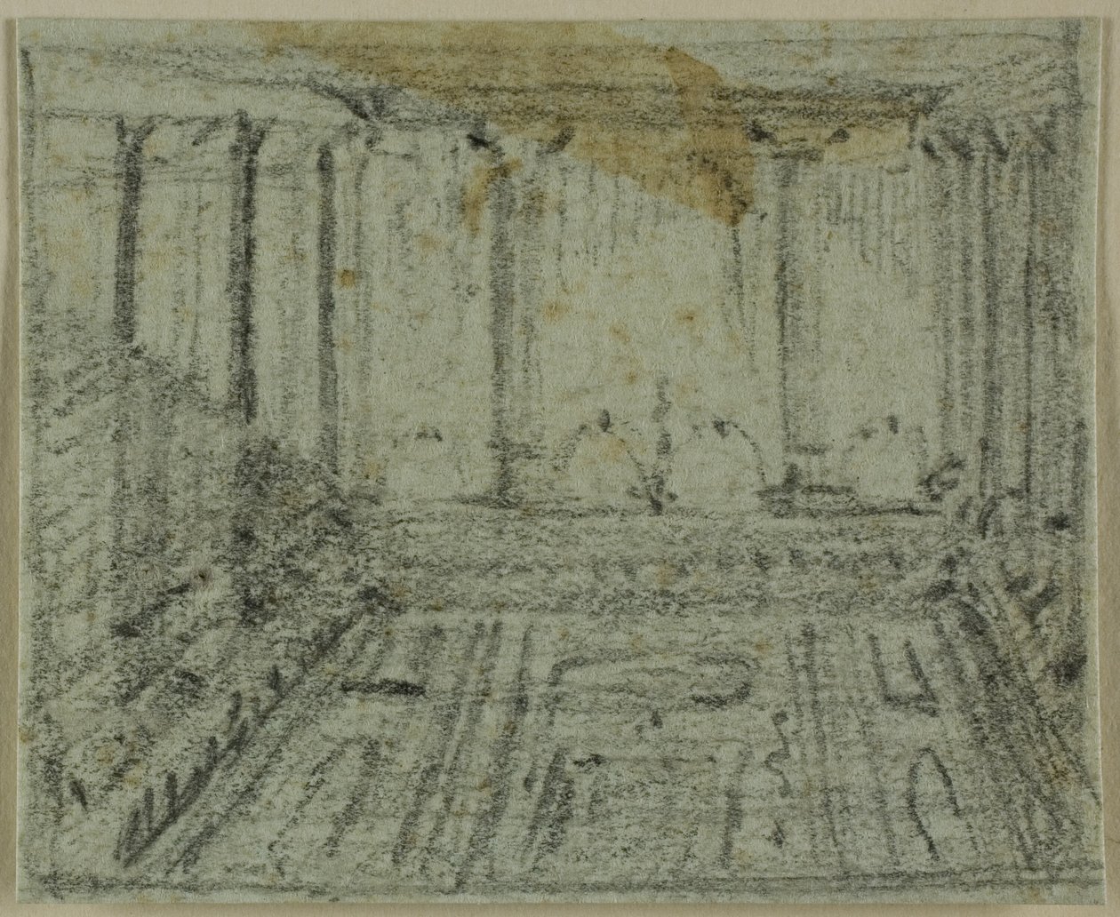 Portico door Domenico Quaglio
