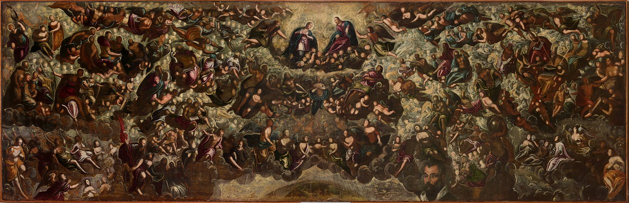 Paradijs, 1588-1592 door Domenico Tintoretto