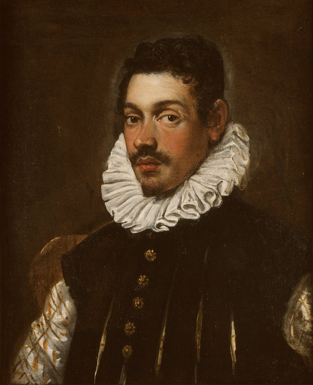 Portret van een heer door Domenico Tintoretto