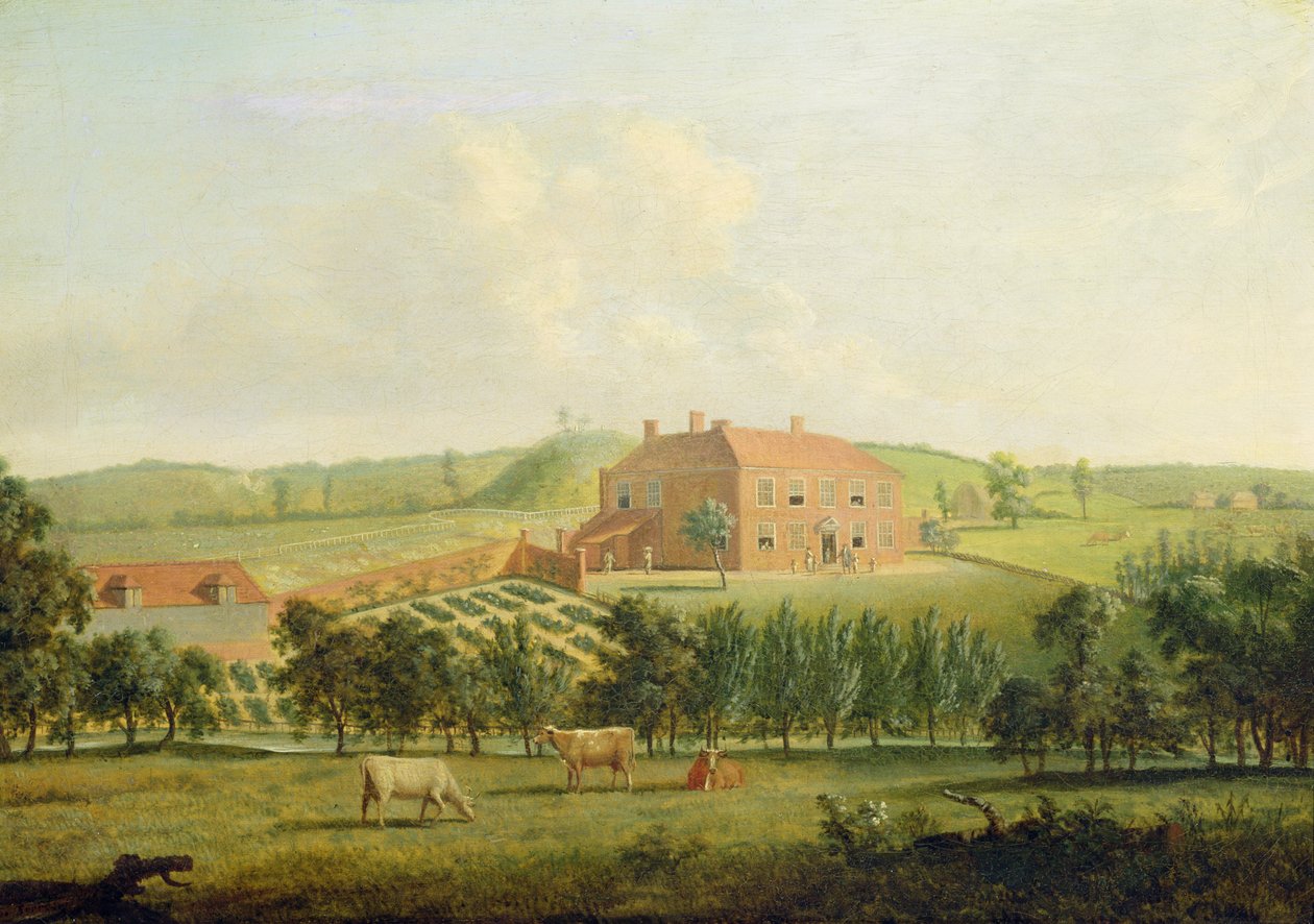Saint Vincents, nabij West Malling, Kent, c.1779 door Dominic Serres