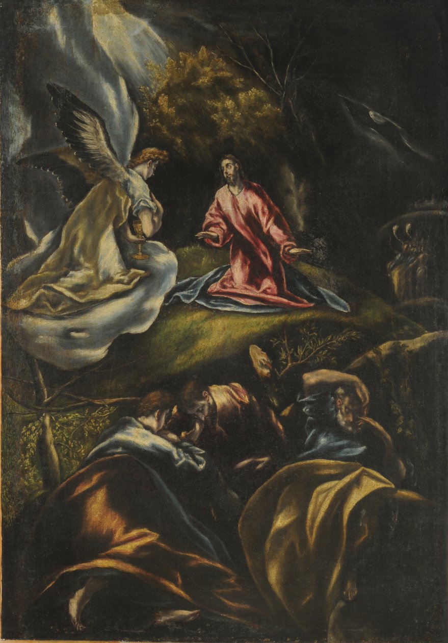 De doodsangst in de tuin door Dominico El Greco