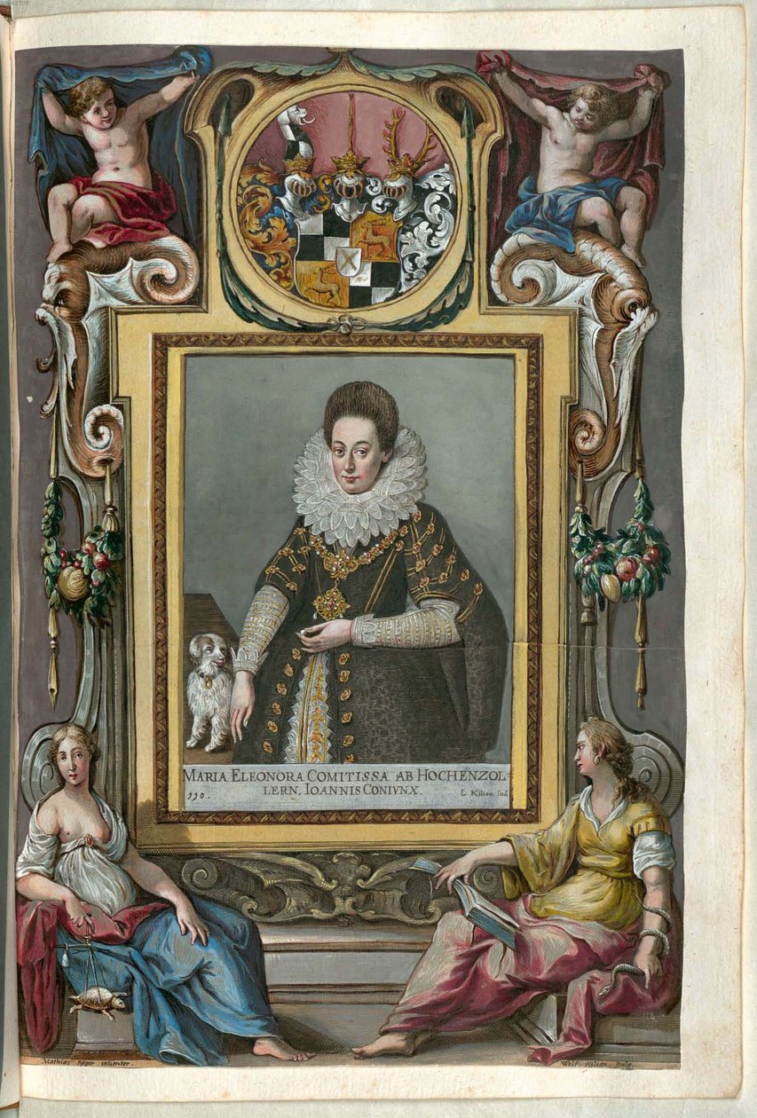 Fuggerorum en Fuggerarum voorstellingen - 112r door Dominicus Custos