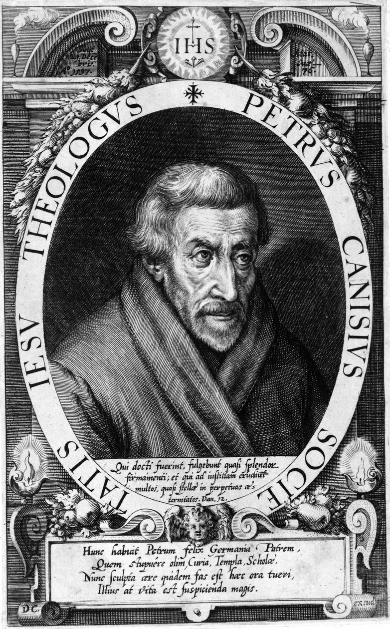 Petrus Canisius door Dominicus or Custodis Custos