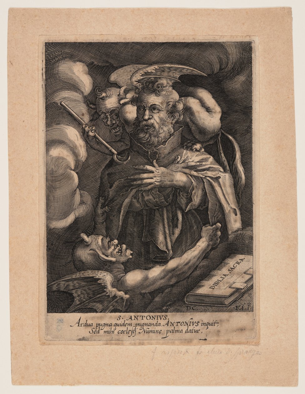 Sint Antonius door Dominicus Custos