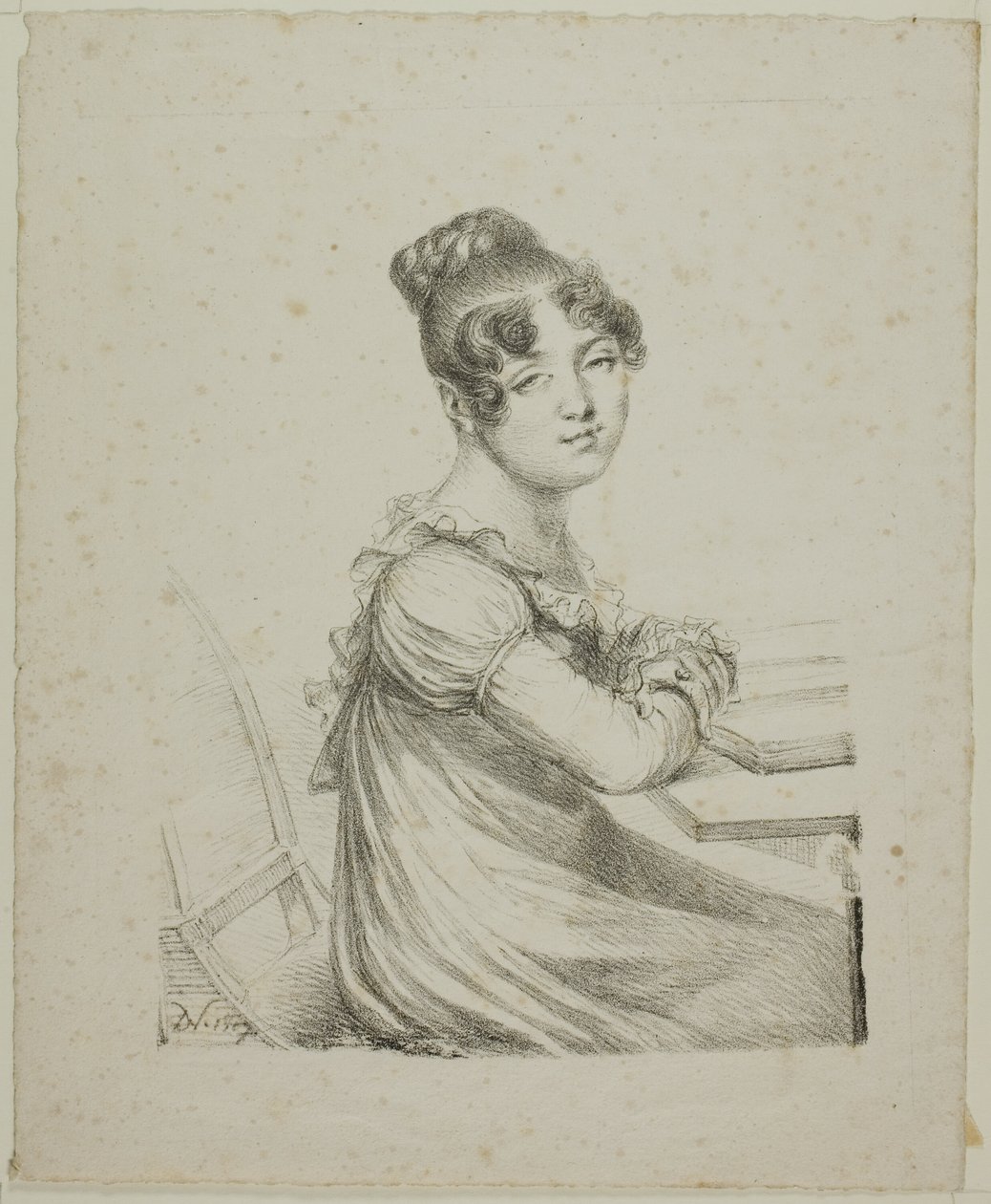 Portret van gravin Mollien door Dominique Vivant Denon