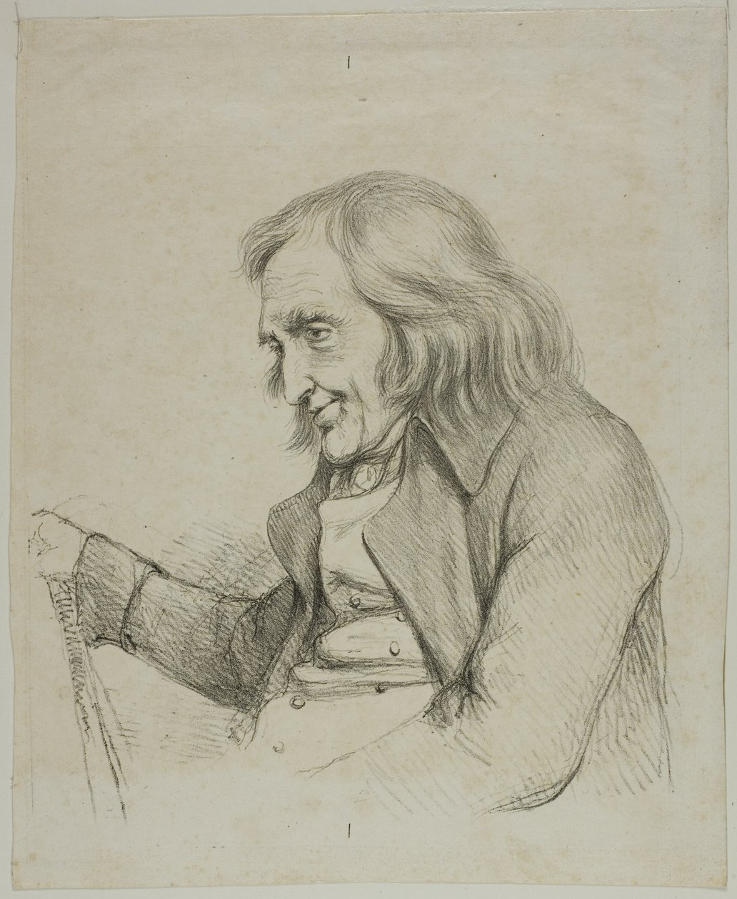 Portret van een oude man door Dominique Vivant Denon
