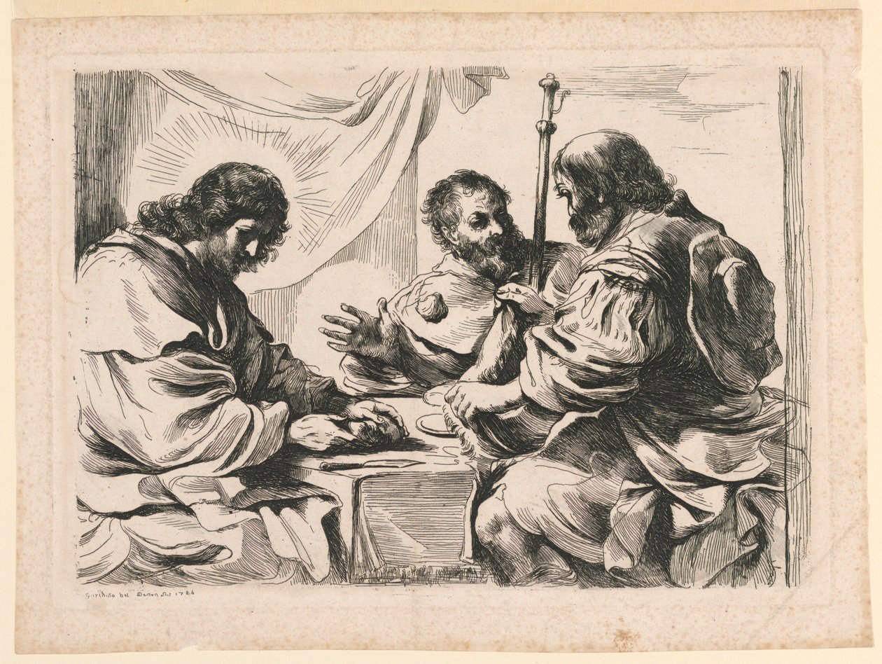 Het avondmaal in Emmaüs door Dominique Vivant Denon