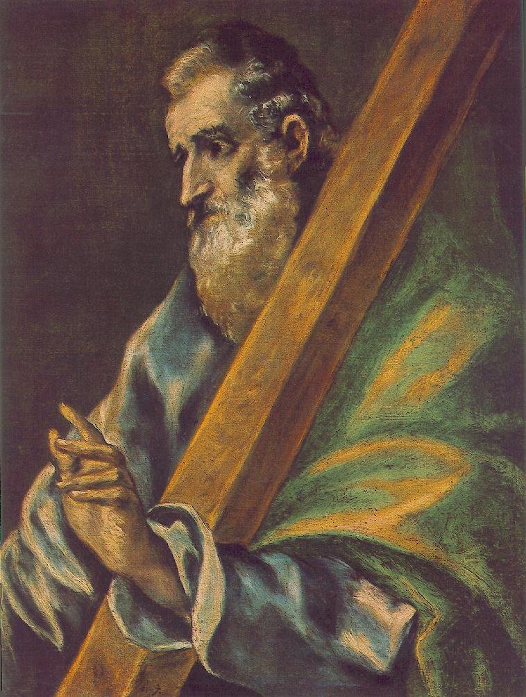 Apostel Sint Andreas door El Greco