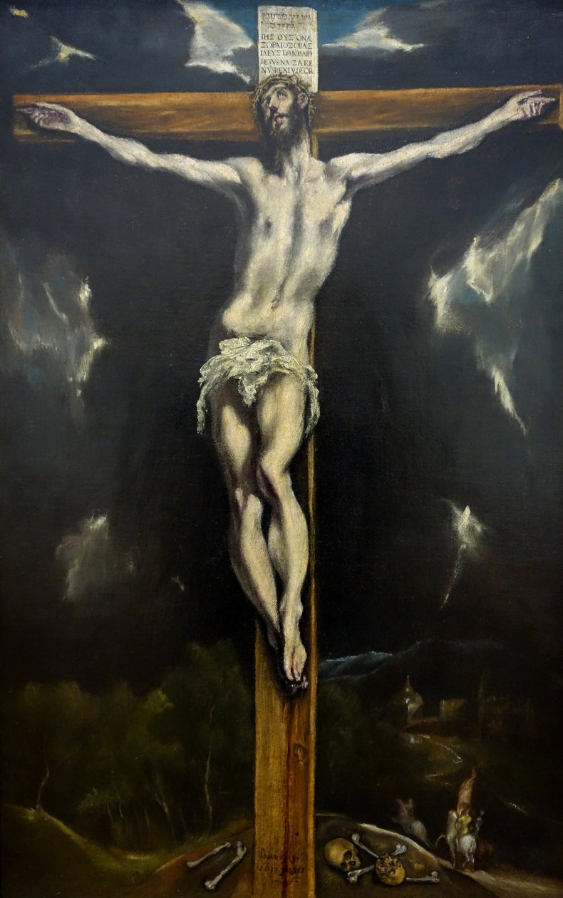 Christus aan het kruis door El Greco