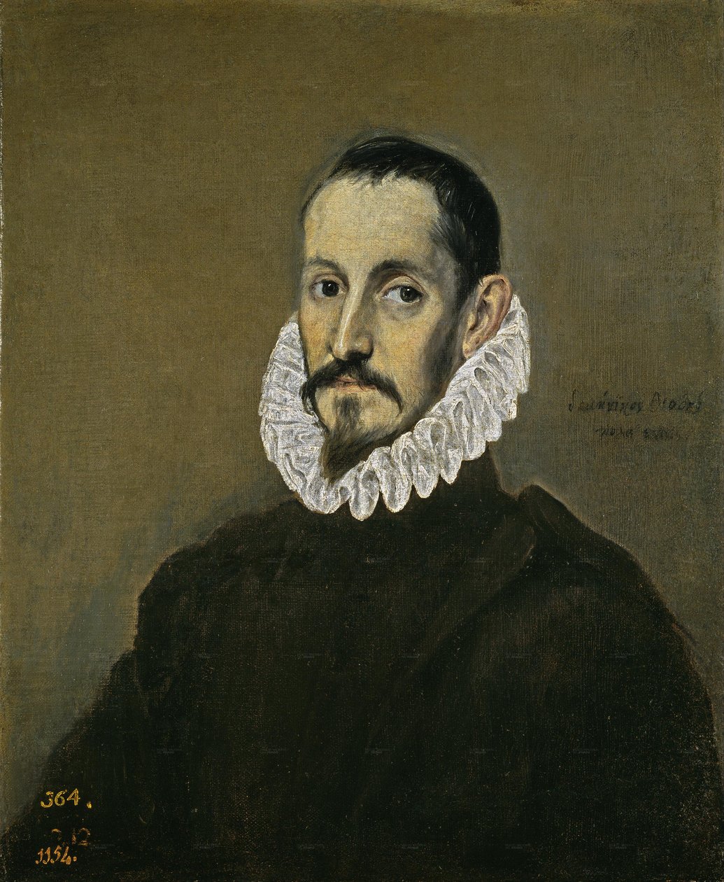 Portret van een Anonieme Ridder door El Greco