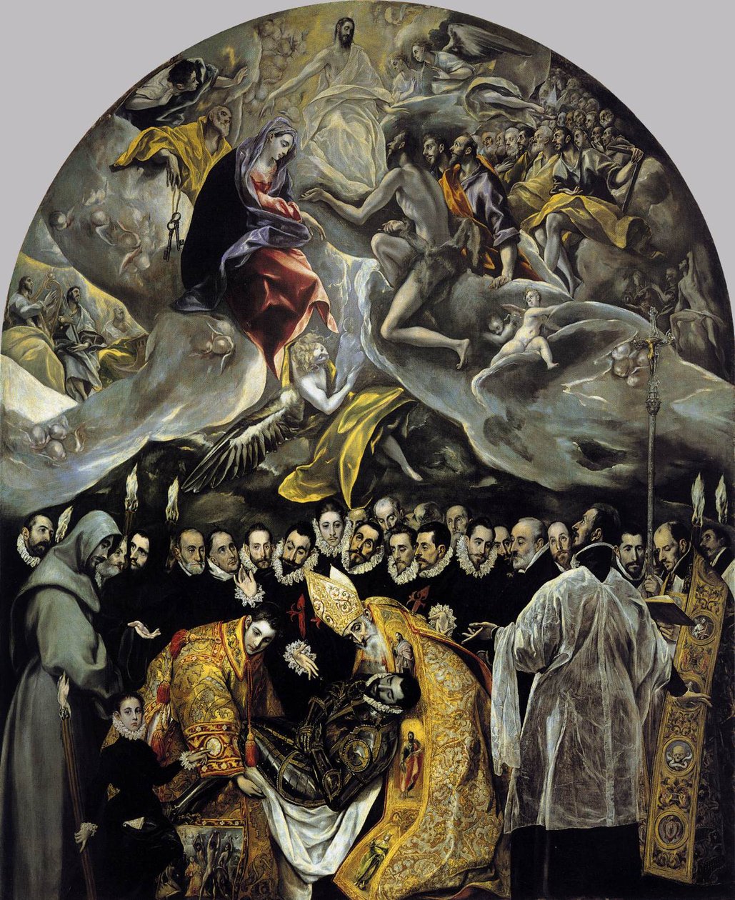 De begrafenis van de graaf van Orgaz door El Greco
