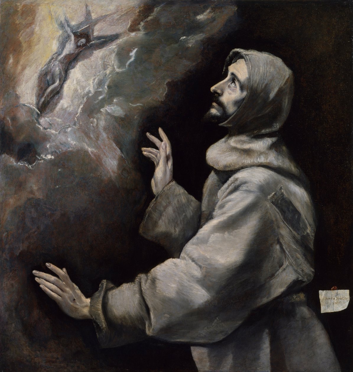 Sint Franciscus Ontvangt de Stigmata door El Greco