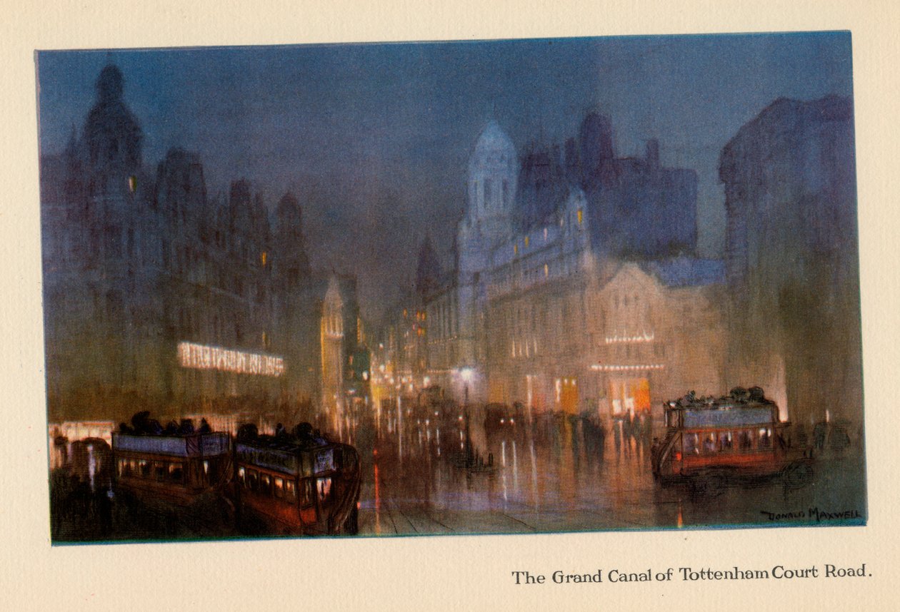 Het Grote Kanaal van Tottenham Court Road, uit 