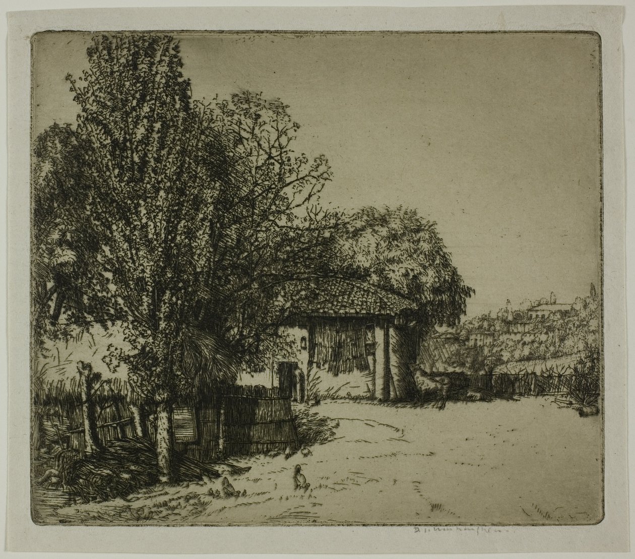 Emelia, Italië door Donald Shaw MacLaughlan