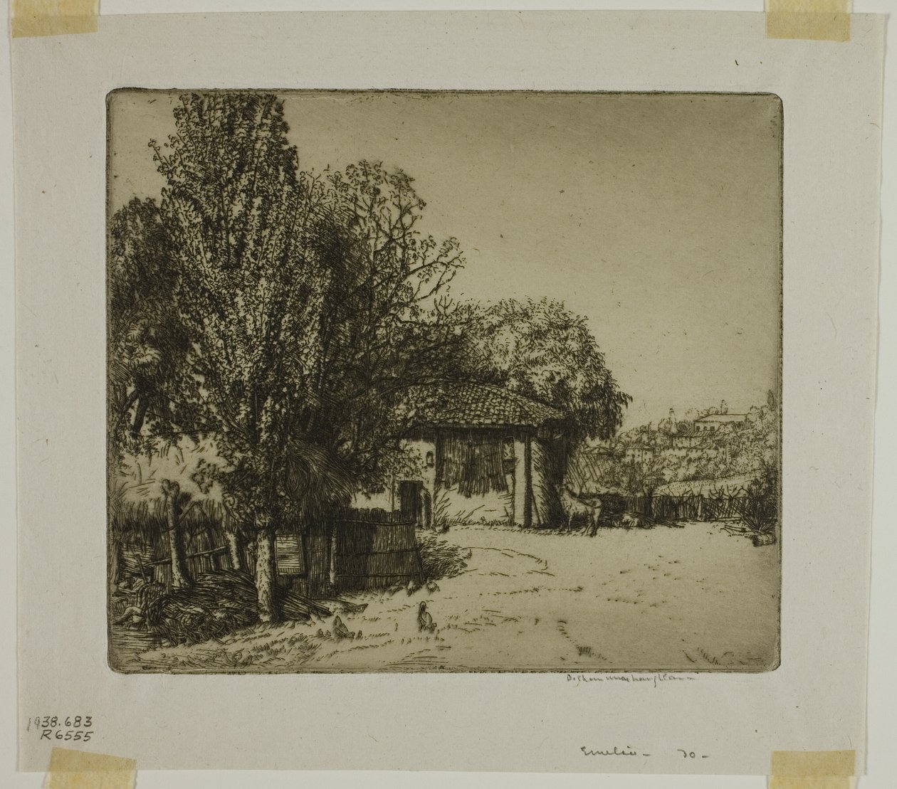 Emelia, Italië door Donald Shaw MacLaughlan