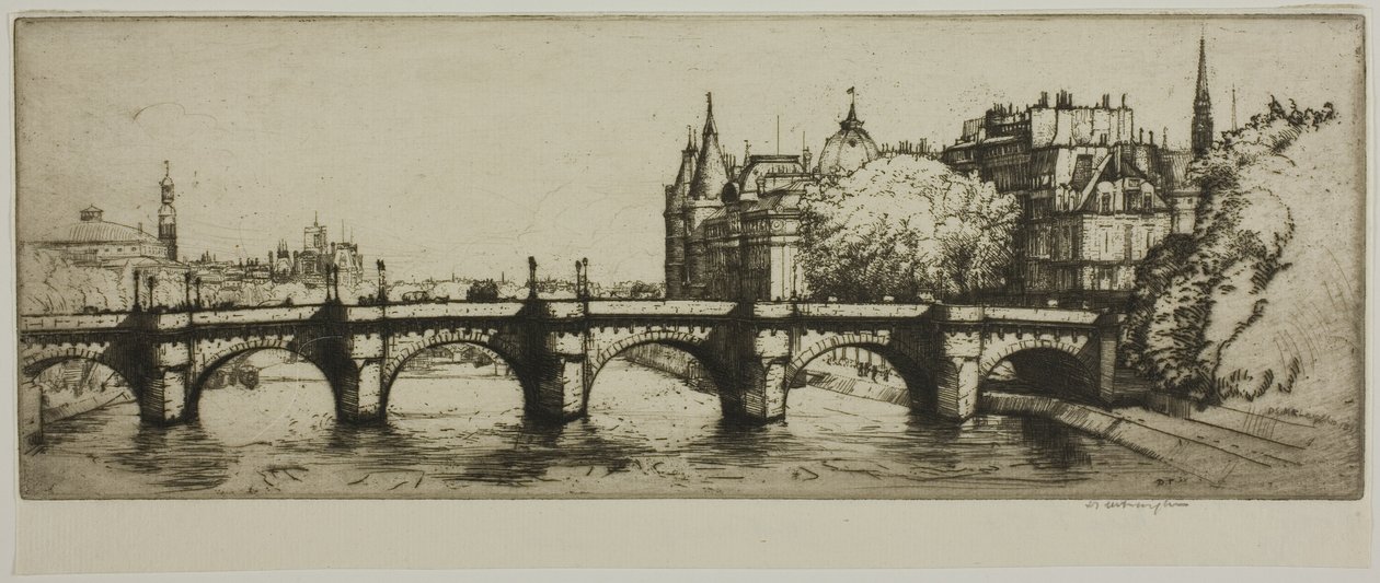 Le Pont Neuf, Parijs door Donald Shaw MacLaughlan