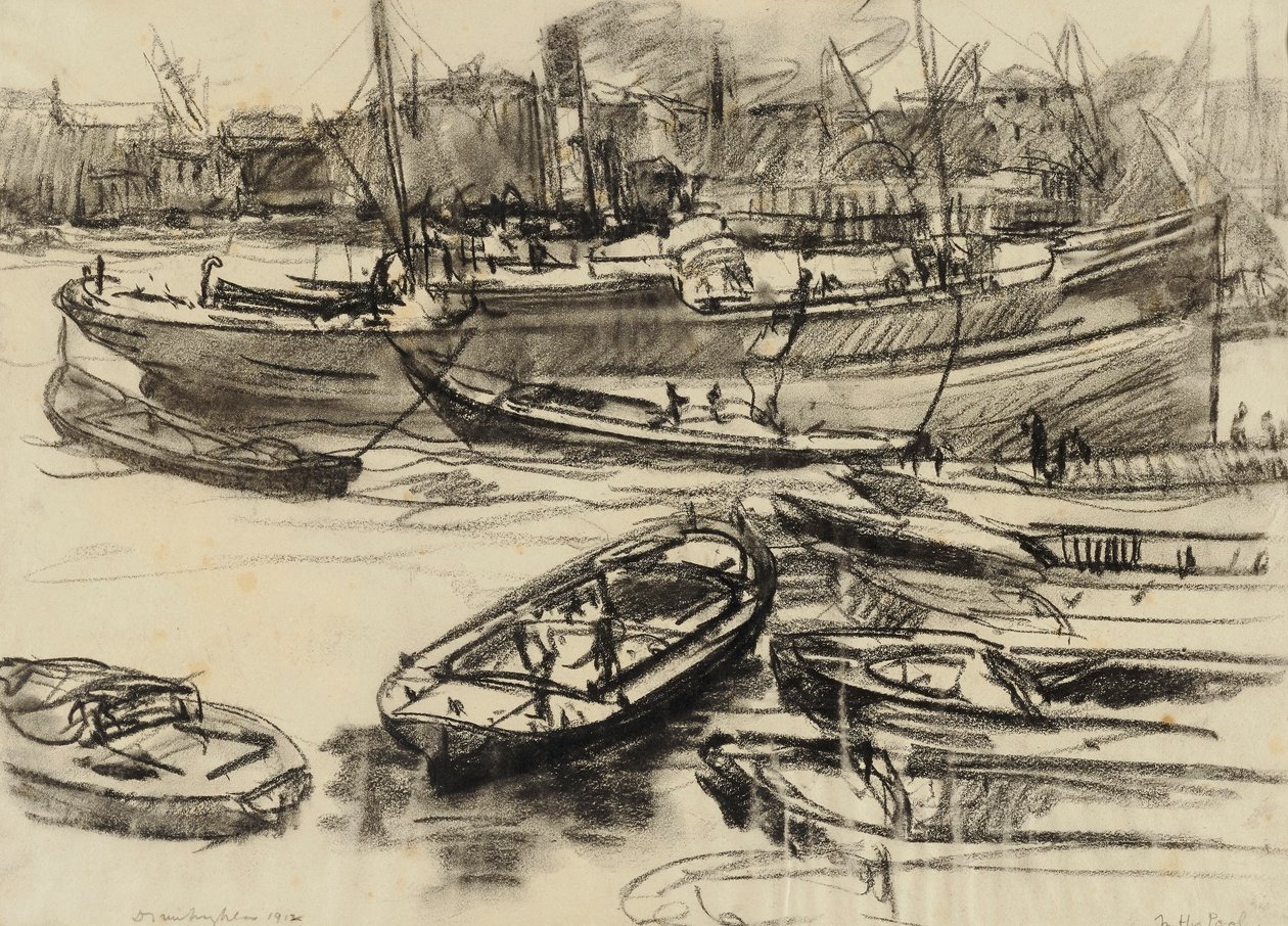 Londen in het zwembad door Donald Shaw MacLaughlan