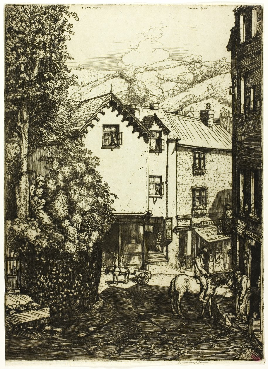 Lynton, Engeland door Donald Shaw MacLaughlan