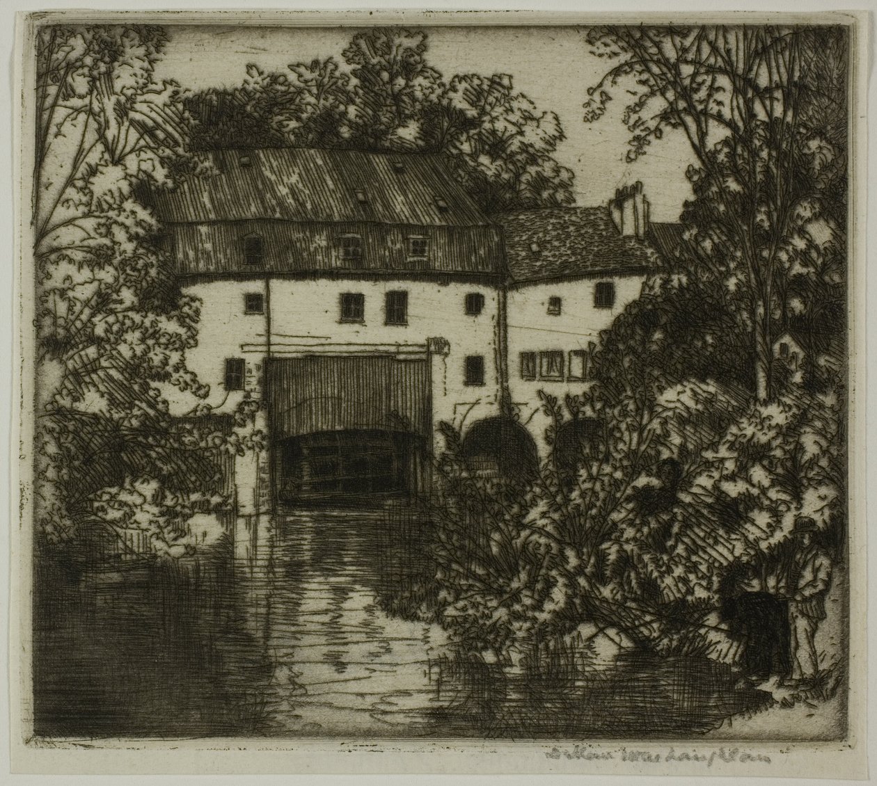 Molen St. Maurice door Donald Shaw MacLaughlan
