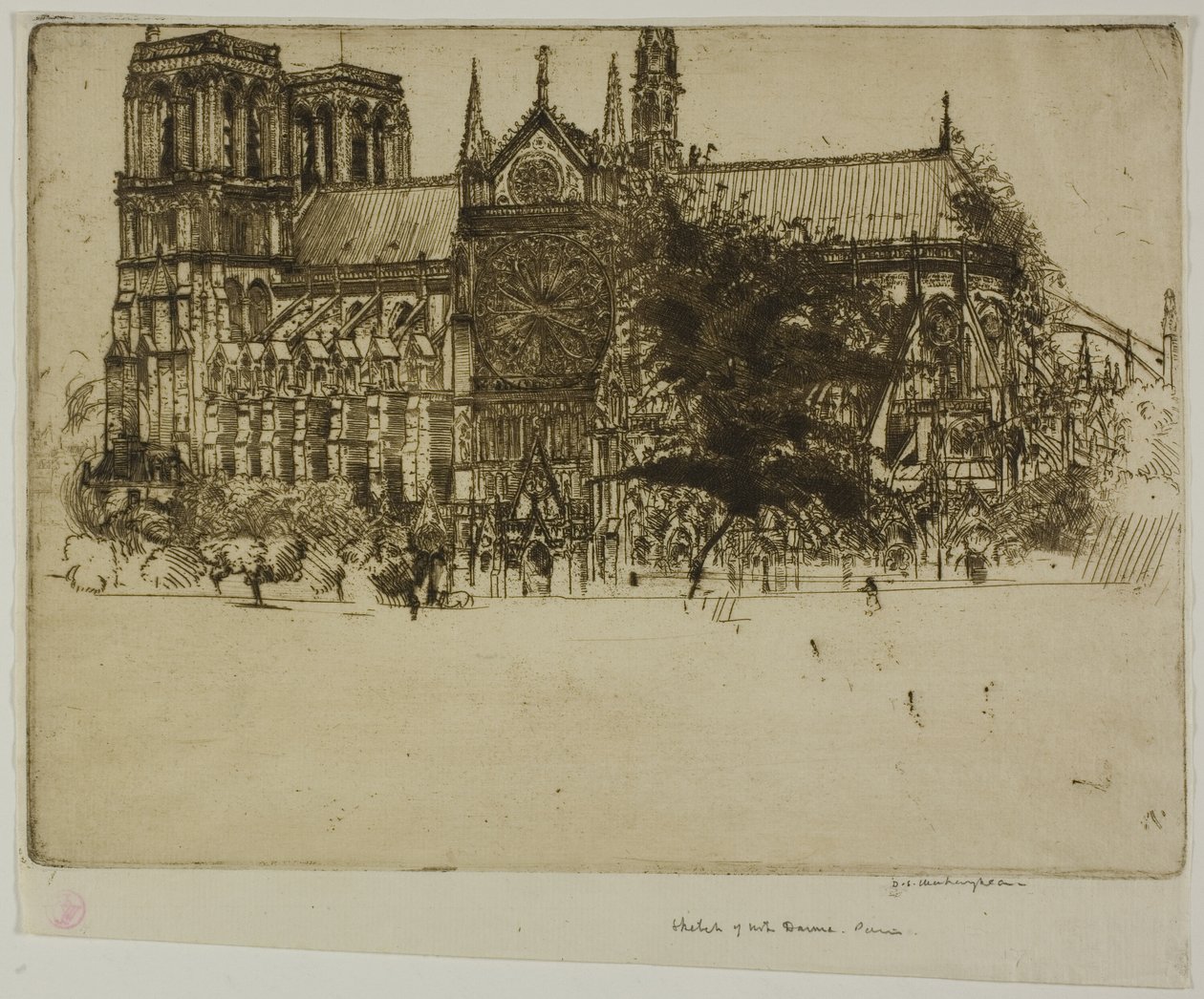 Notre Dame, Parijs door Donald Shaw MacLaughlan