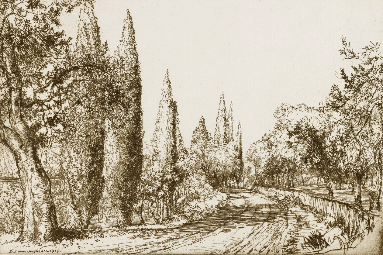 Road Song nr. 4 door Donald Shaw MacLaughlan