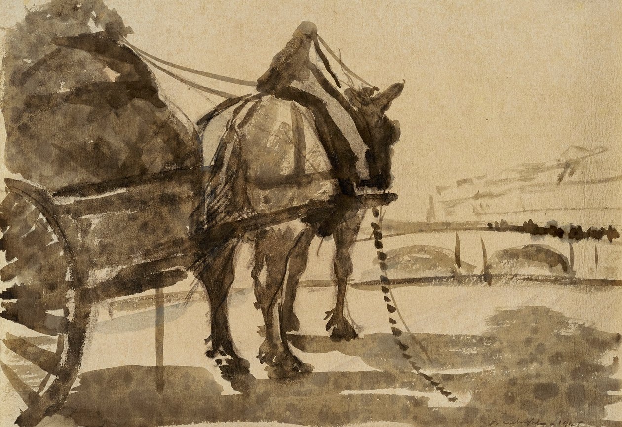 Het paard door Donald Shaw MacLaughlan