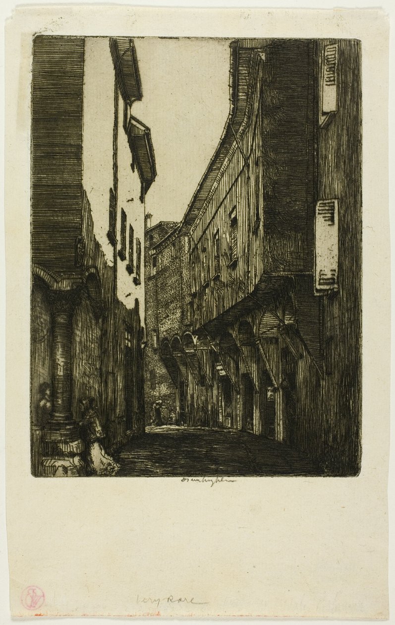 Via San Vitale, Bologna door Donald Shaw MacLaughlan