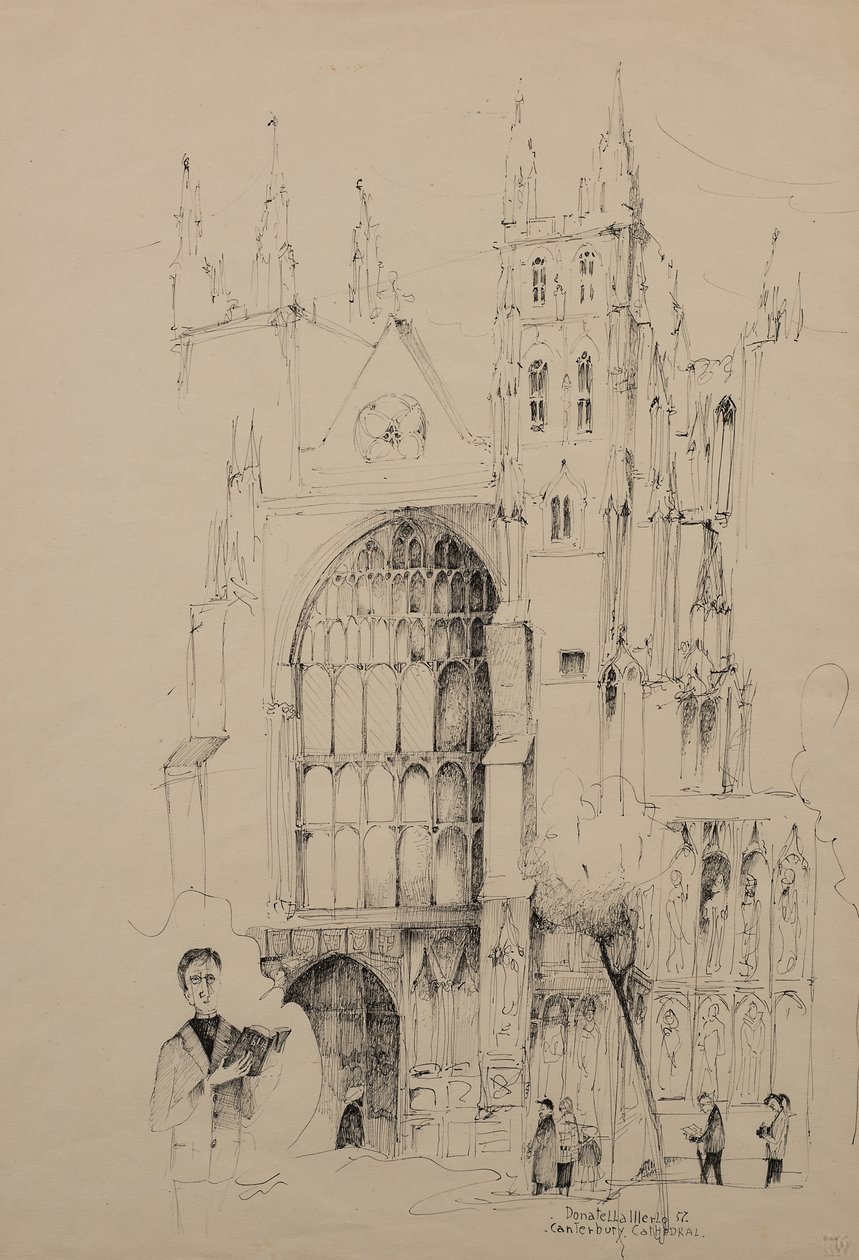 Kathedraal van Canterbury door Donatella Merlo