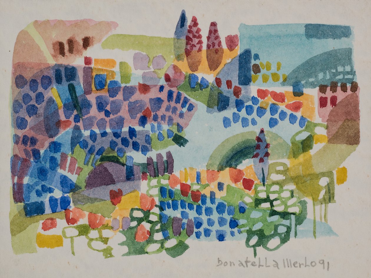 Bloemenveld door Donatella Merlo