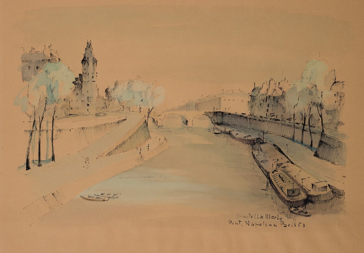 Pont Napoleon - Parijs door Donatella Merlo