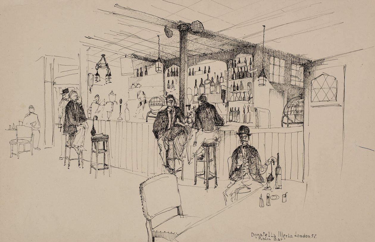 Publieke bar door Donatella Merlo