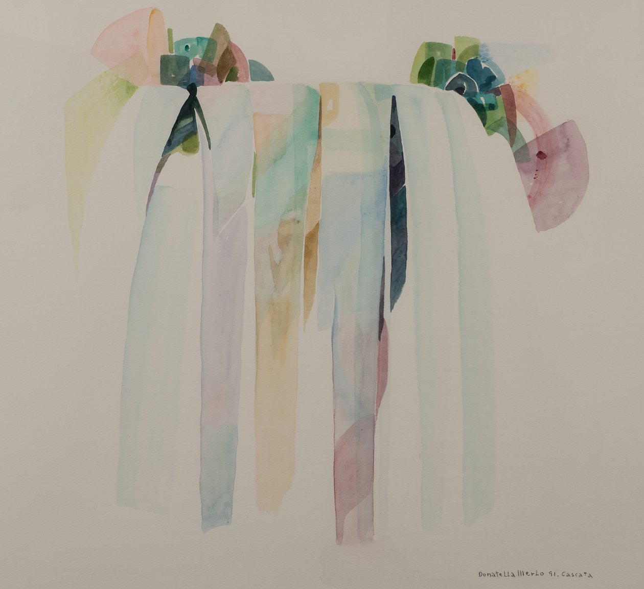Witte waterval door Donatella Merlo