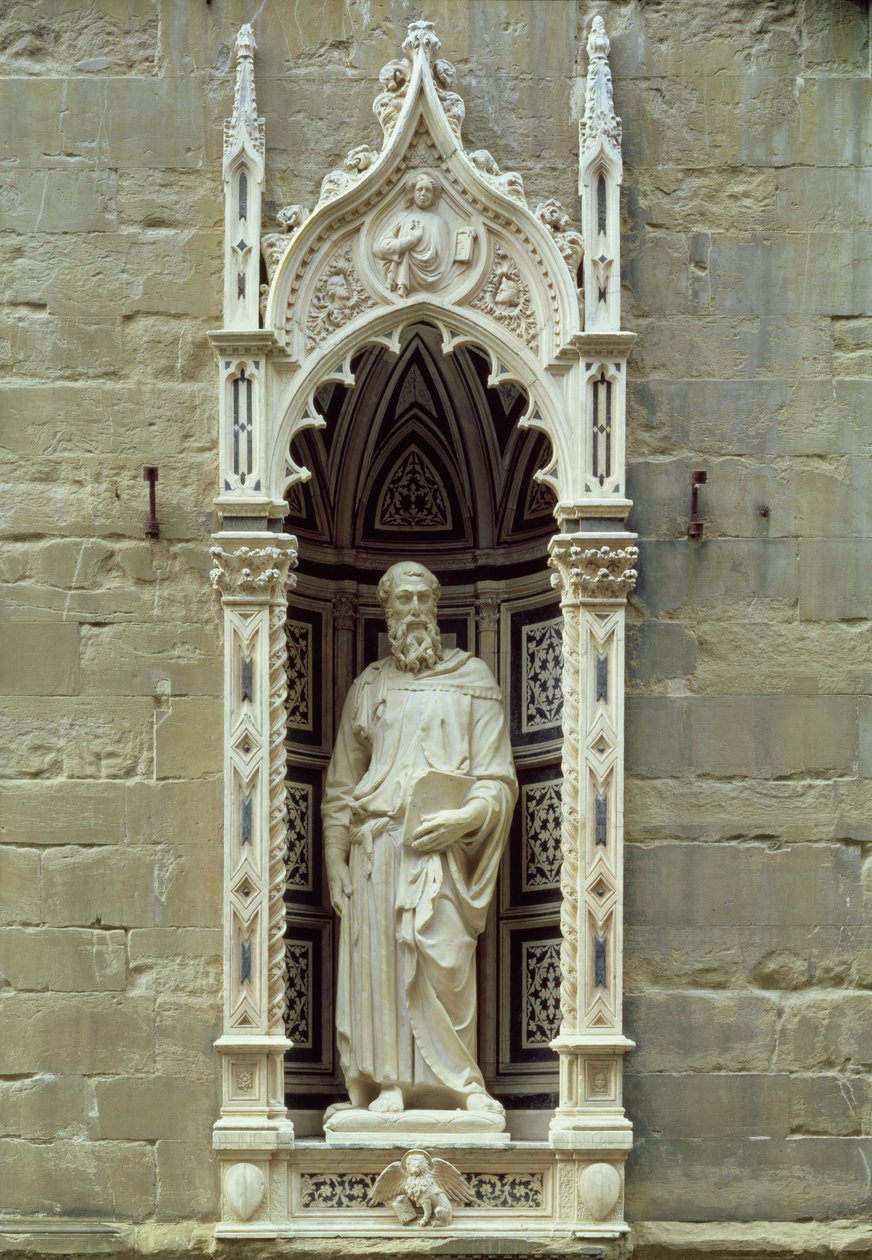 St. Marcus, 1413 (marmer) door Donatello