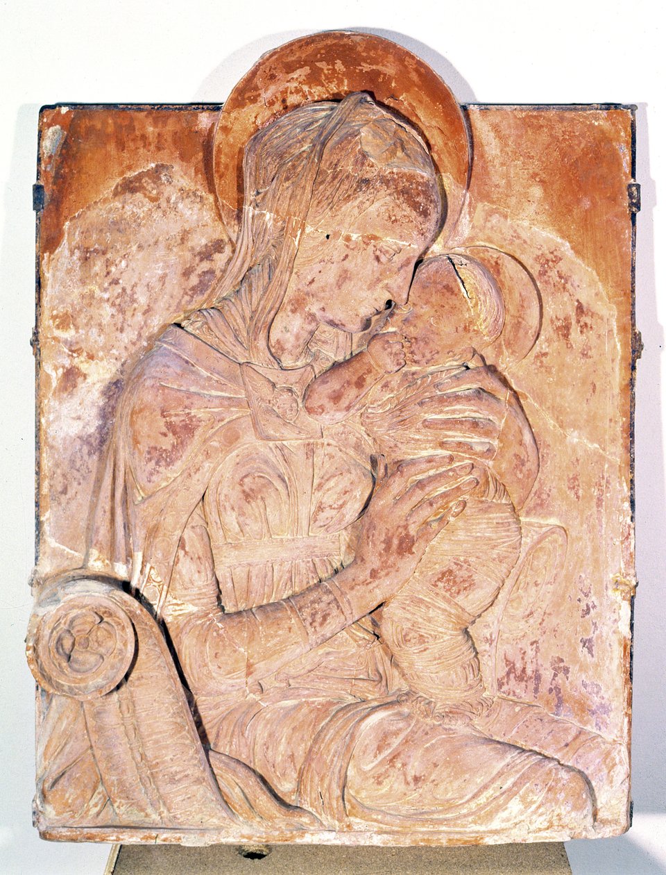 Maagd en Kind (terracotta) door Donatello