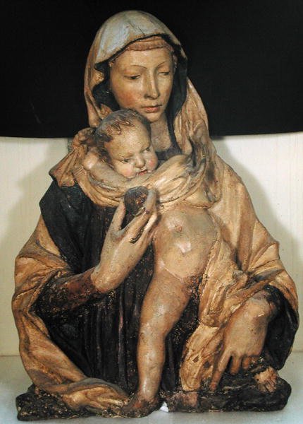 Madonna en Kind door Donatello