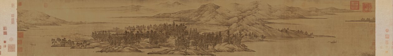 Jiangnan Zomerzicht, 10e eeuw door Dong Yuán
