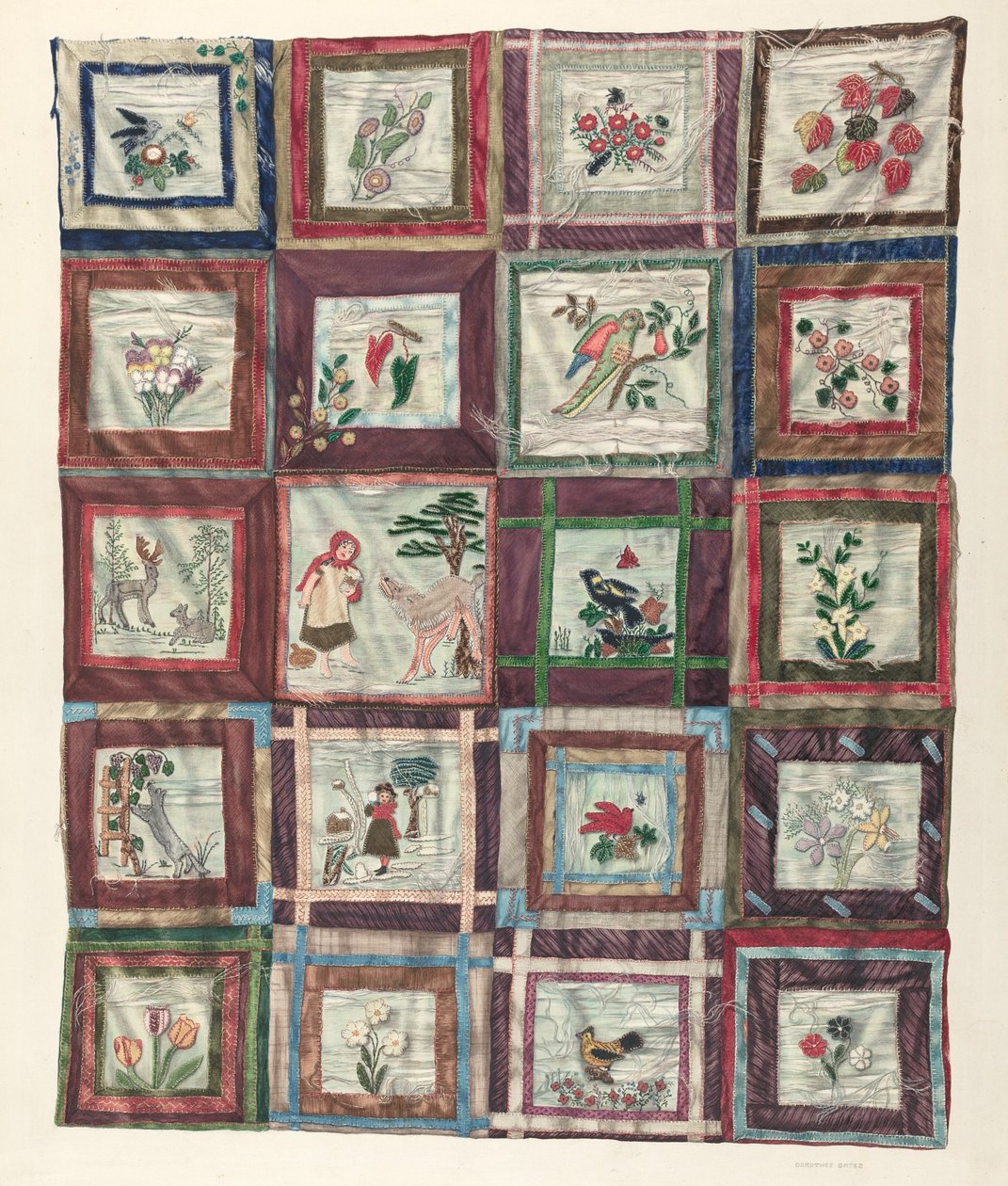Aangepaste Quilt door Dorothea Bates