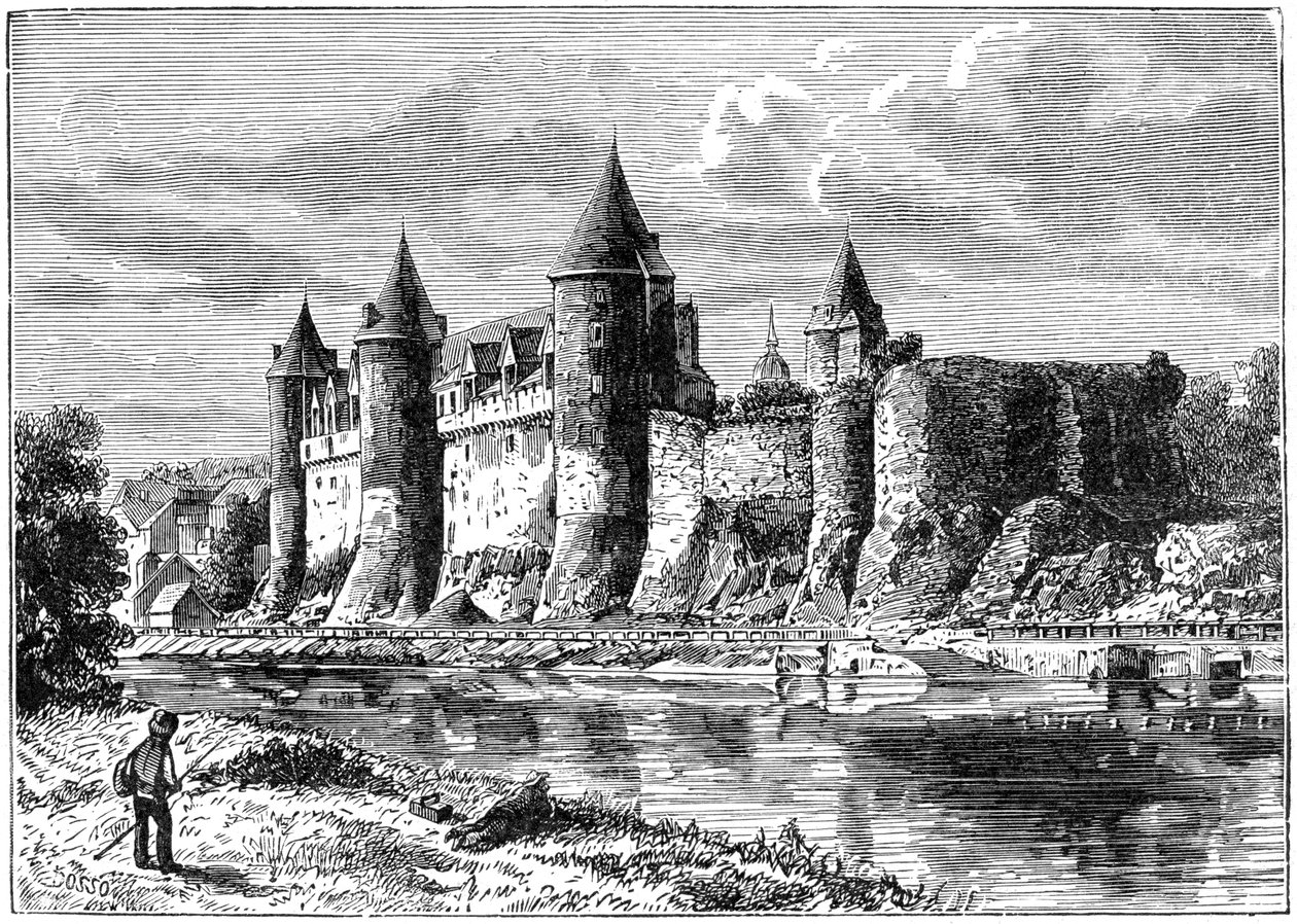 Kasteel Josselin, Frankrijk, 1898 door Dosso Dossi