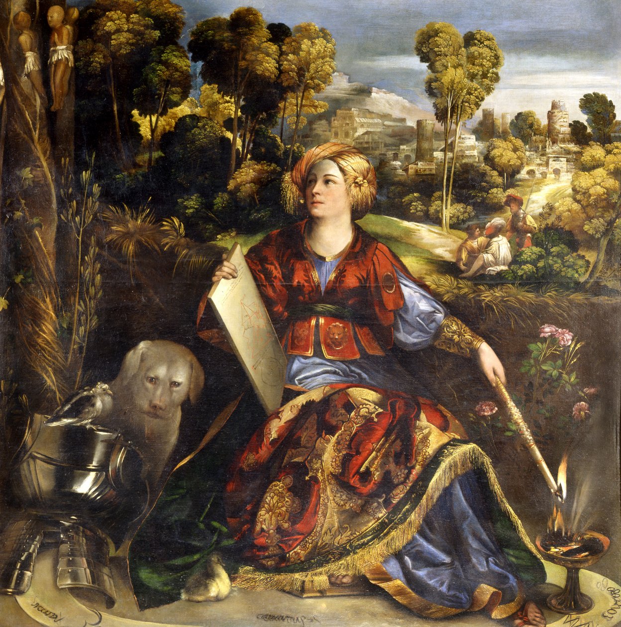 De Tovenares Circe of Melissa door Dosso Dossi